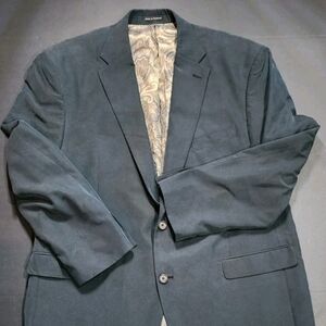 Lauren Ralph Lauren‎ Sport Coat Men's 46R Dark Green Paisley Lining Blazer